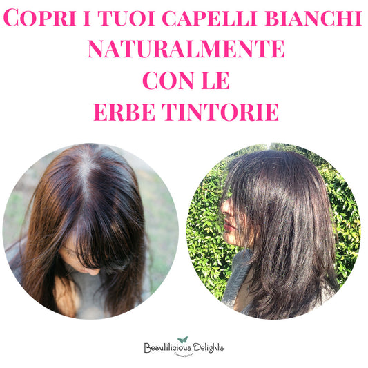 Capelli bianchi precoci? Coprili naturalmente con l'henné e le erbe tintorie