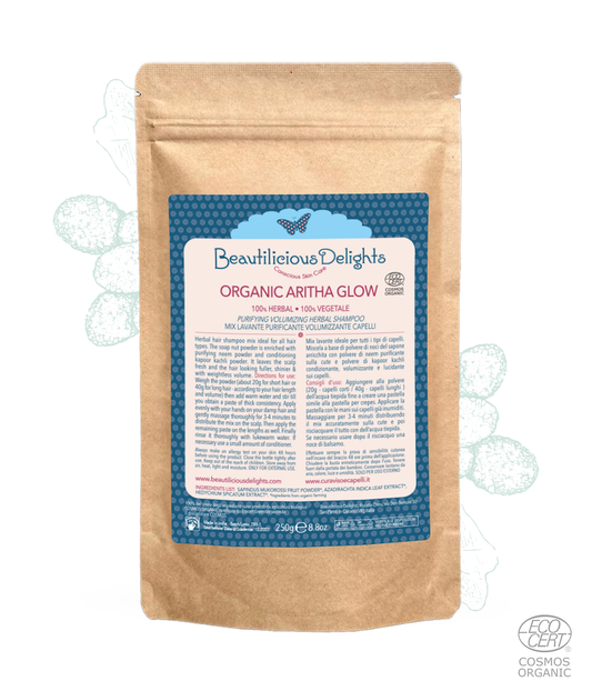 ARITHA GLOW - Mix Lavante Purificante Volumizzante Capelli Cosmos Organic