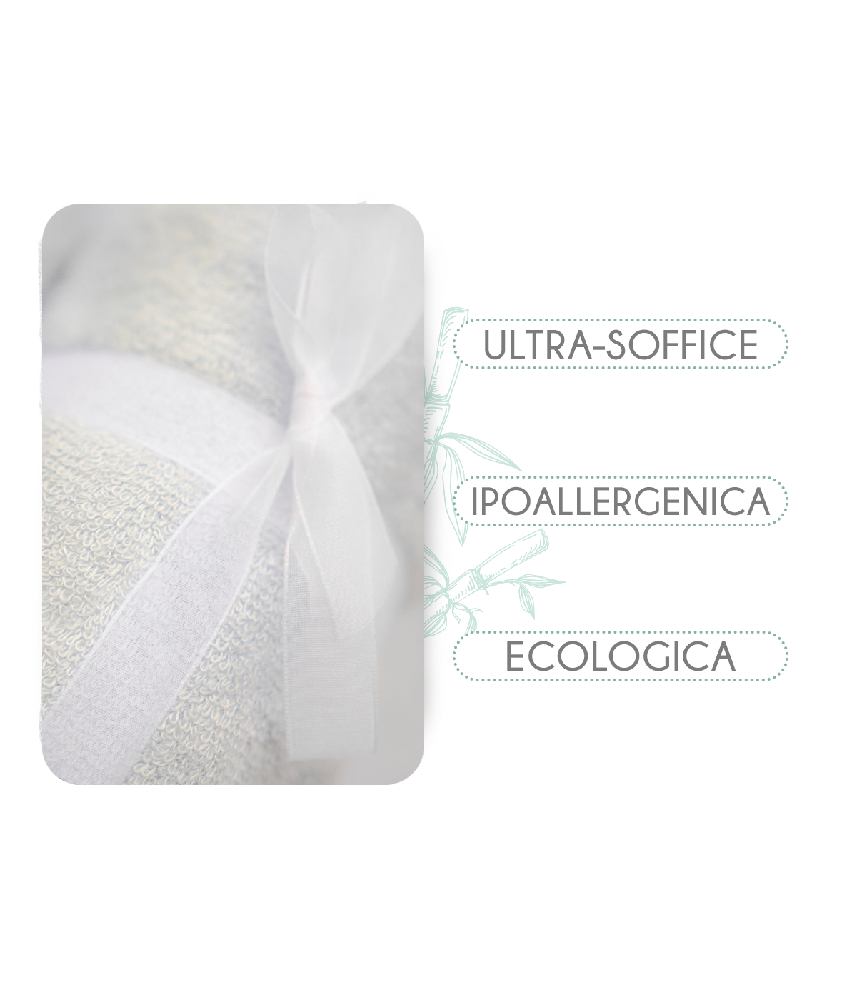 Ultra-absorbent anti-frizz bamboo fiber hair towel