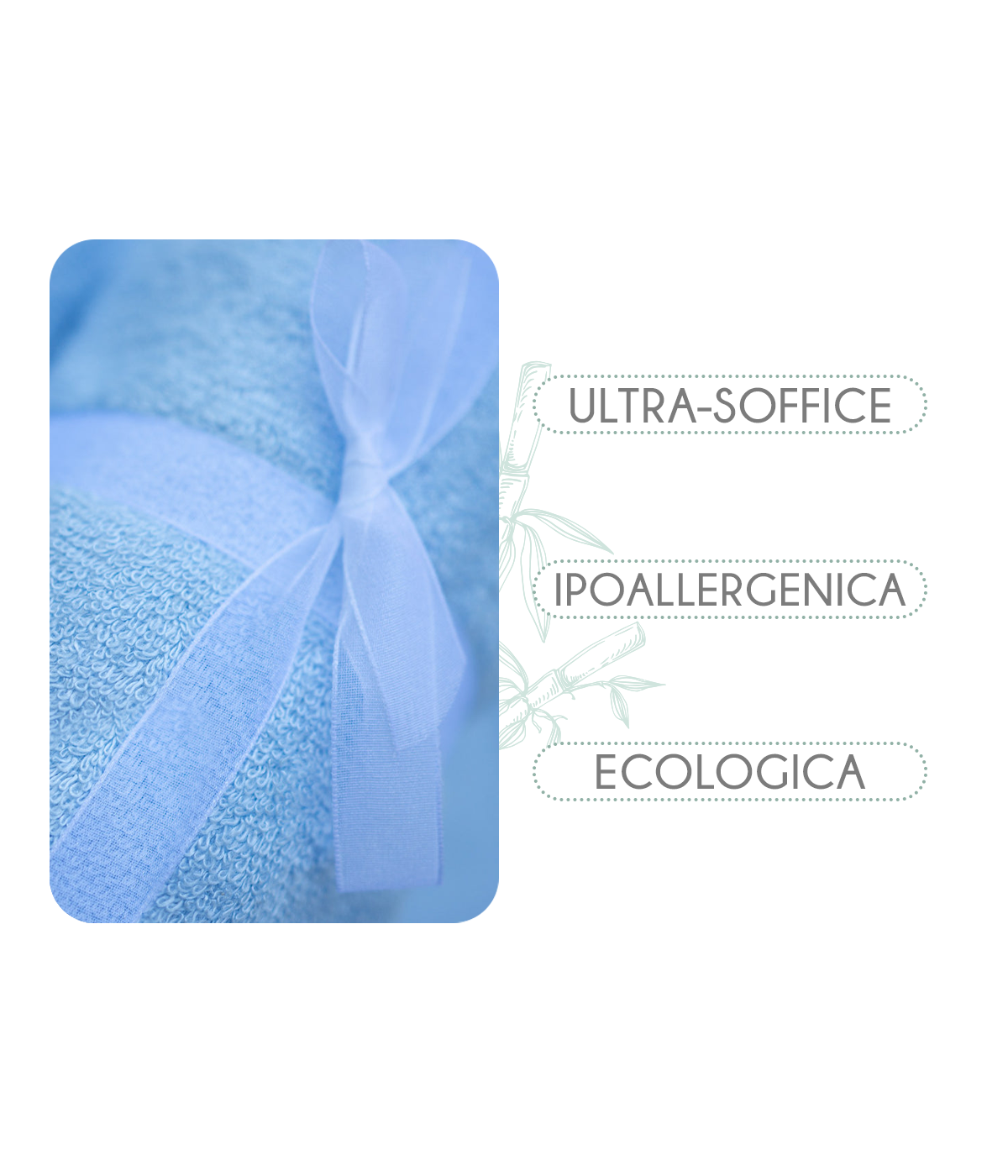 Ultra-absorbent anti-frizz bamboo fiber hair towel