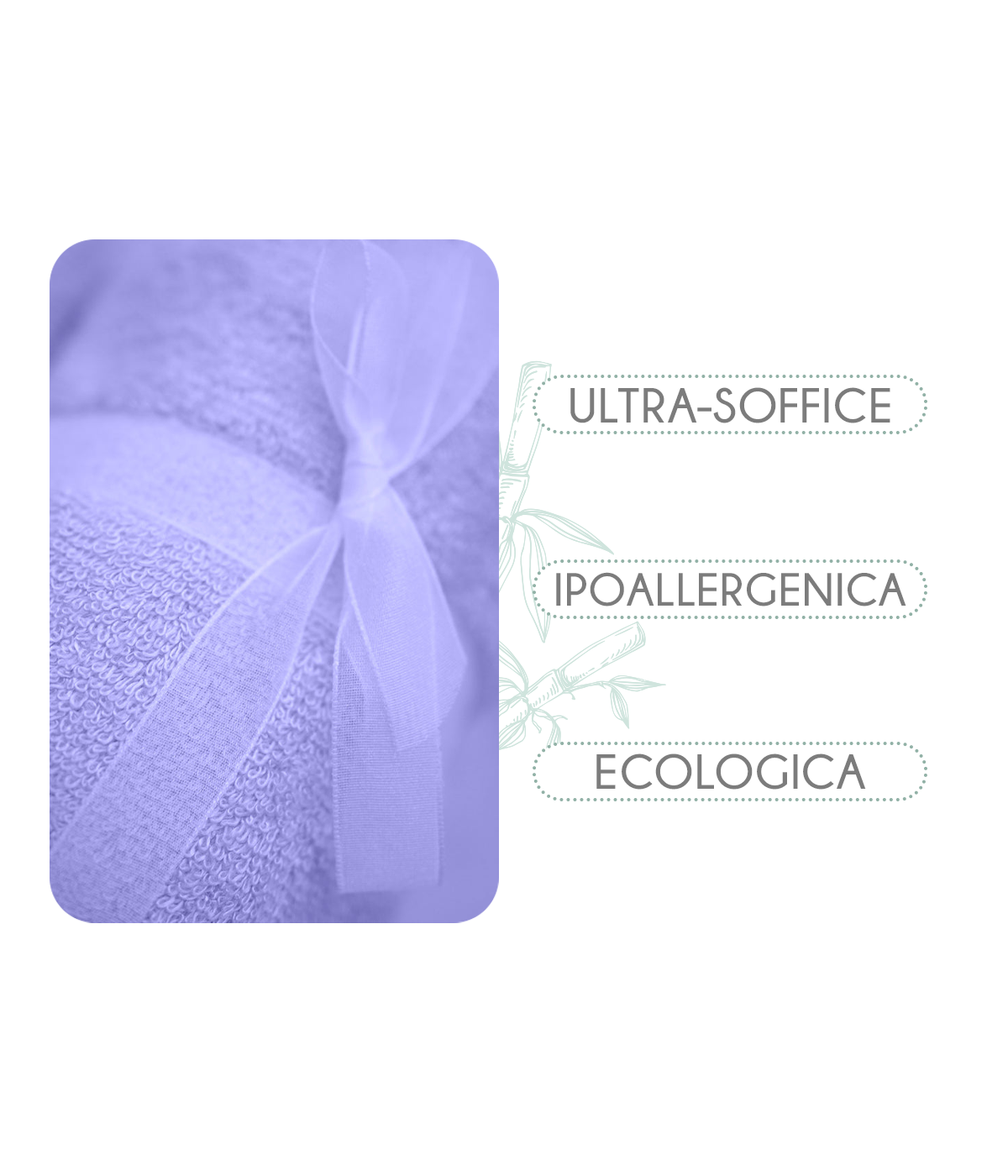 Ultra-absorbent anti-frizz bamboo fiber hair towel