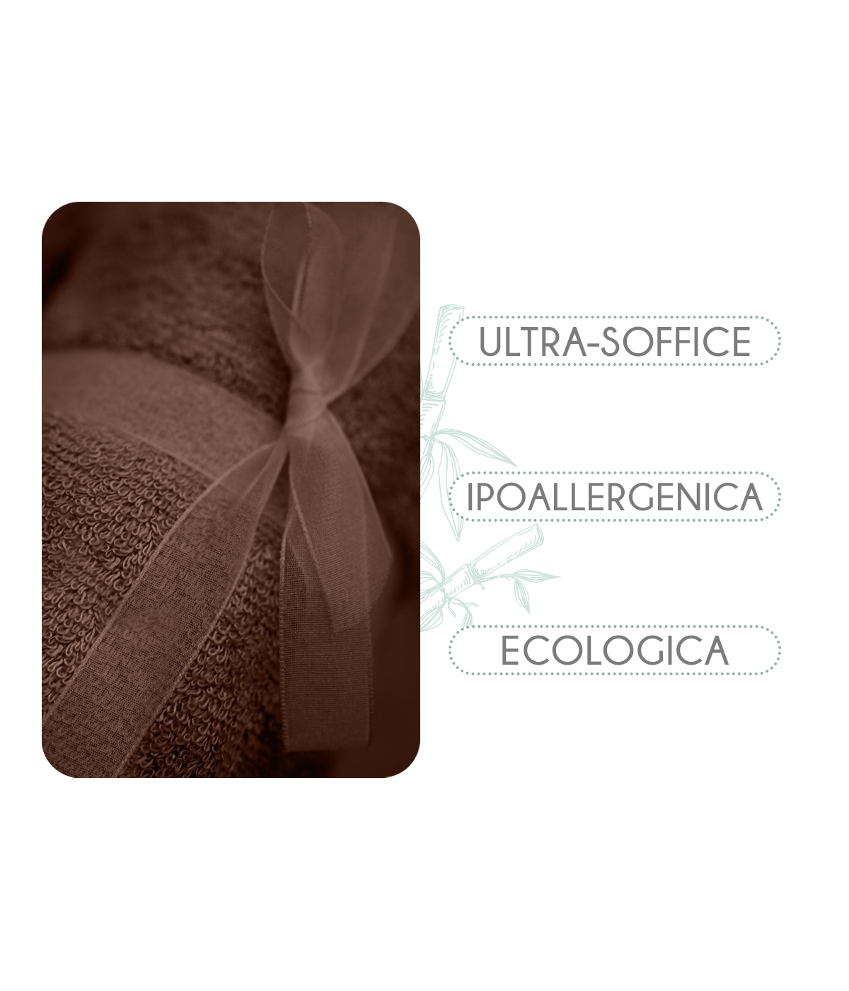 Ultra-absorbent anti-frizz bamboo fiber hair towel