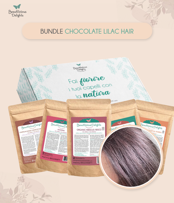 Tonalità Chocolate Lilac Hair Bundle