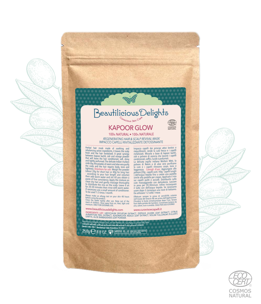 KAPOOR GLOW Impacco Capelli Rivitalizzante Detossinante Cosmos Natural