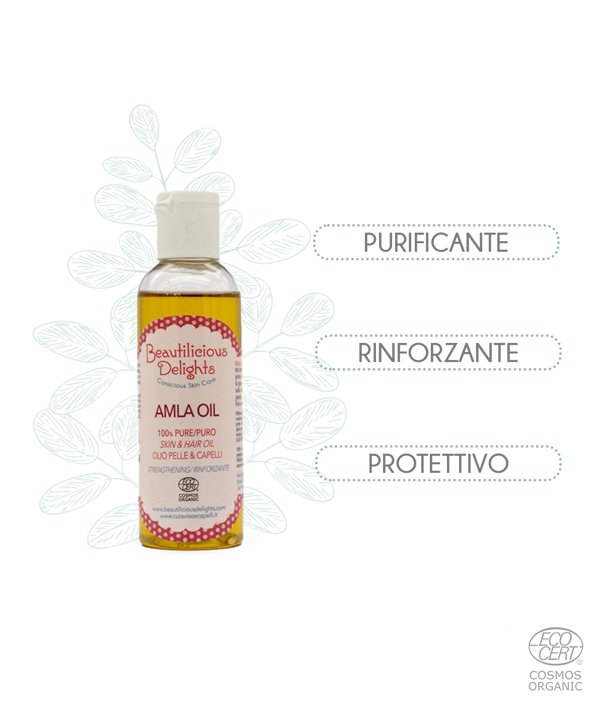 Olio di Amla Bio - Purificante Pelle & Rinforzante Capelli Cosmos Organic