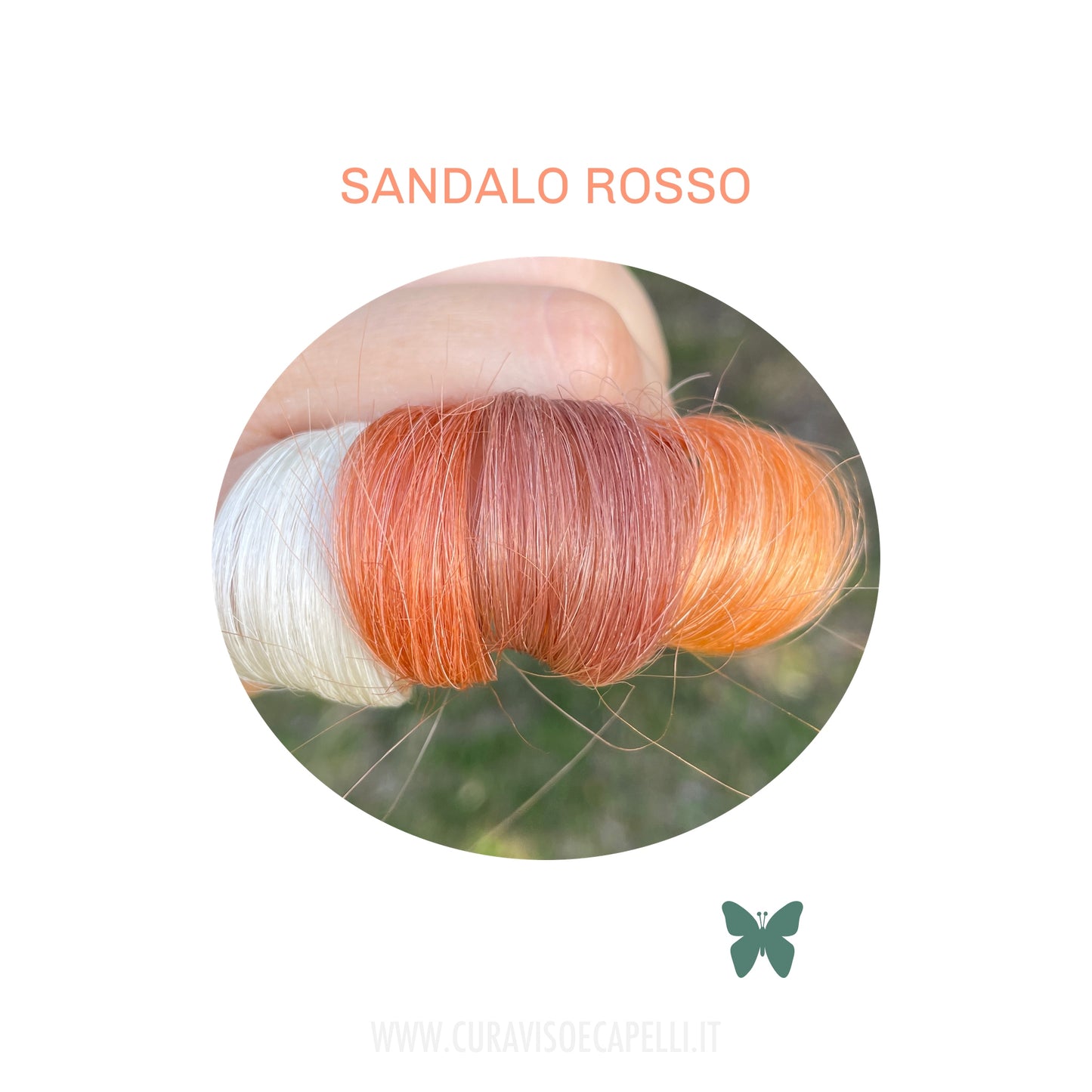 Sandalo Rosso - Riflessante Naturale Toni Ginger o Rosso Freddo