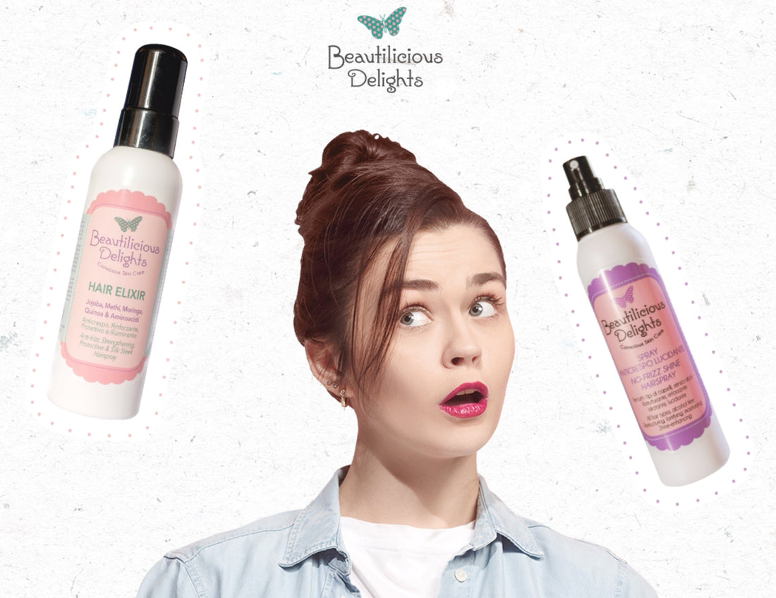 Capelli secchi e crespi: Spray Anticrespo oppure Hair-Elixir beautilicious delights