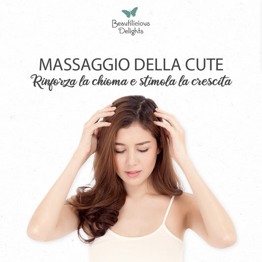 Riattiva la cute e stimola la crescita dei capelli con il massaggio sulla cute