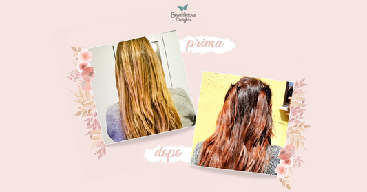 Balayage Naturale con le erbe tintorie: il Prima e Dopo di Verdiana
