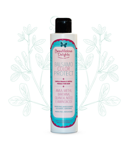 COLOR PROTECT Fine Hair Conditioner with Methi, Horsetail, Chestnut and Aminoacids