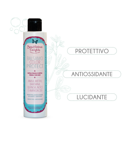 COLOR PROTECT Fine Hair Conditioner with Methi, Horsetail, Chestnut and Aminoacids