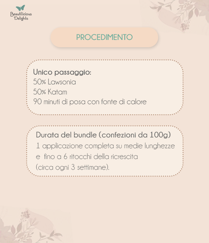 Tonalità Castano Mogano Scuro Bundle