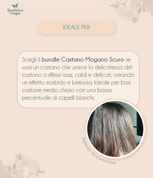Tonalità Castano Mogano Scuro Bundle