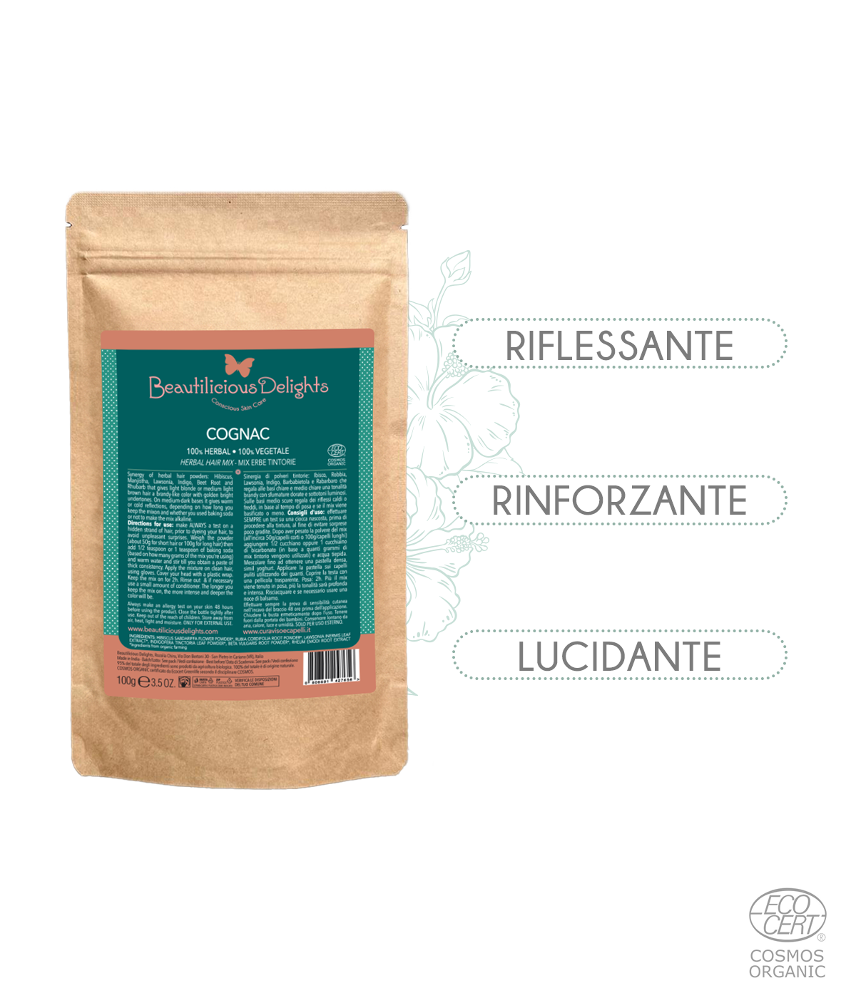Cognac - Mix Erbe Tintorie Cosmos Organic