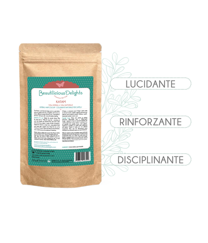 Henné Nero (Katam Buxus Dioica) Tinta Naturale Capelli 250g