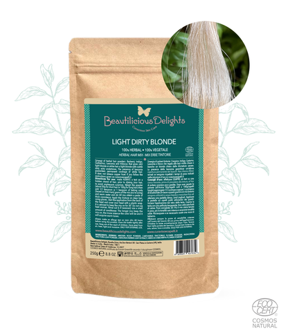 Light Dirty Blonde - Biondo Freddo Chiaro - Mix Erbe Tintorie Cosmos Natural