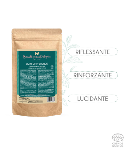 Light Dirty Blonde - Biondo Freddo Chiaro - Mix Erbe Tintorie Cosmos Natural