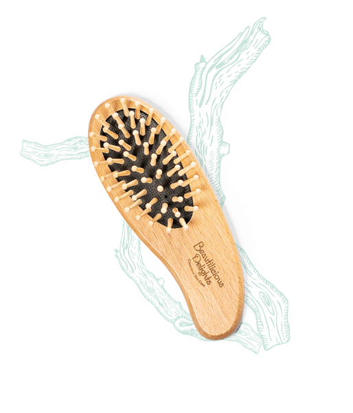 Spazzola Per Lavaggio In Legno Di Faggio E Fibra Di Cocco – Forma A Violino – Ecologica