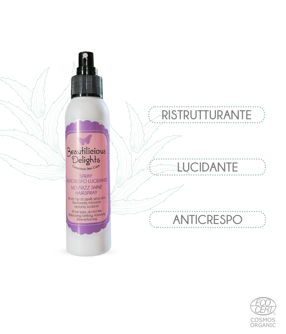 Spray Ristrutturante Lucidante Capelli Crespi
