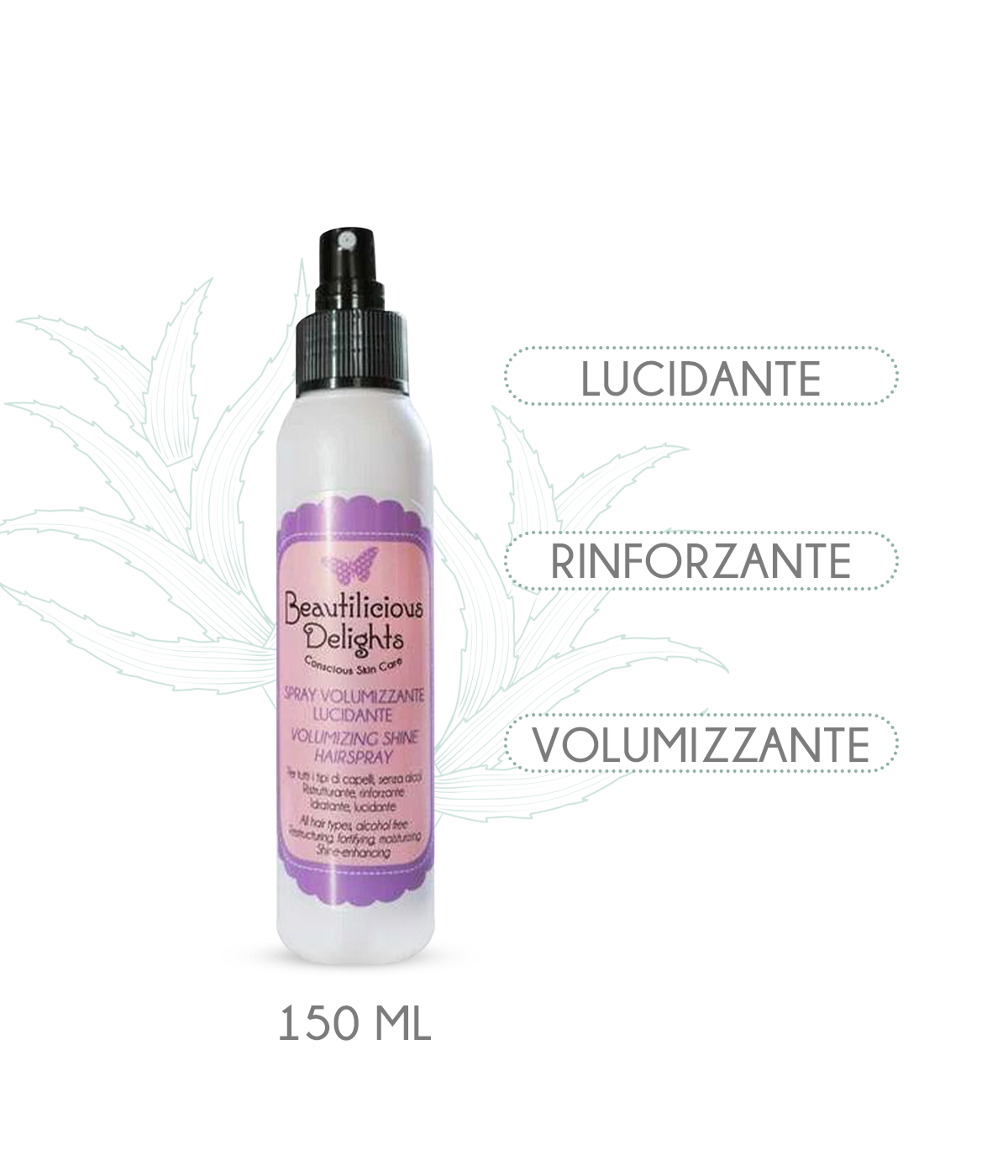 Natural Volumizing Spray for fine hair
