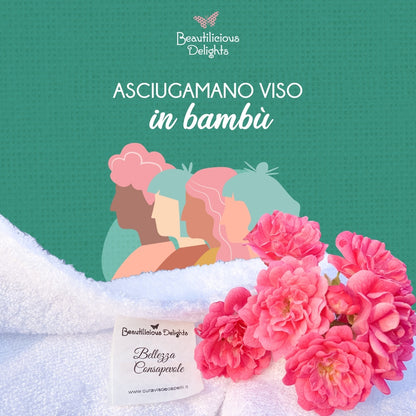 Asciugamano Viso Antibatterico e 2Pad Struccanti Riutilizzabili in Bambù - Beautilicious Delights 