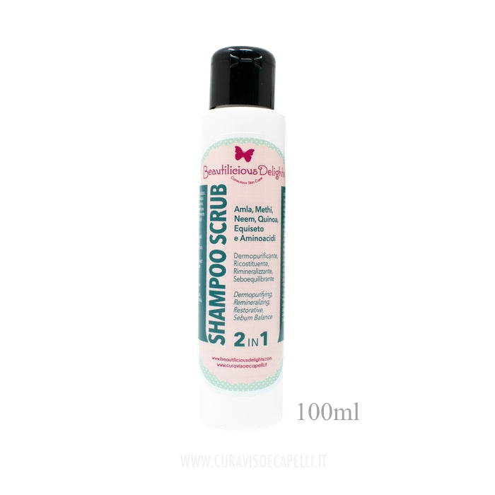 Shampoo Scrub Dermopurificante all’AMLA METHI NEEM - Beautilicious Delights 
