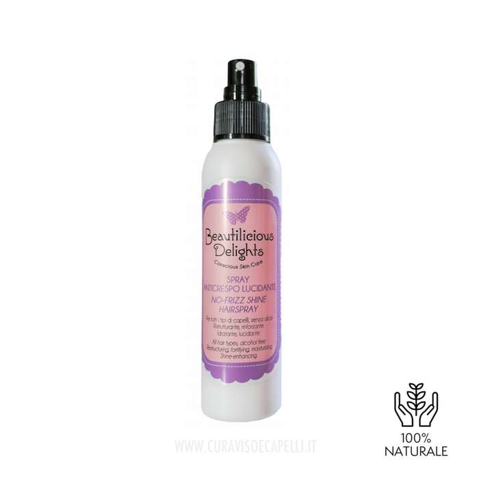 Spray Ristrutturante Lucidante Capelli Crespi - Beautilicious Delights 