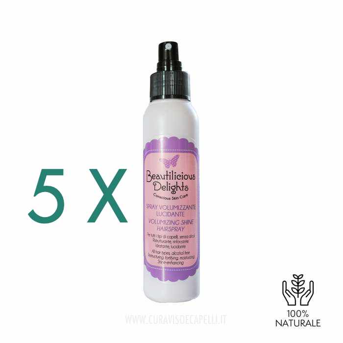 Spray Volumizzante Lucidante Capelli Fini - Beautilicious Delights 